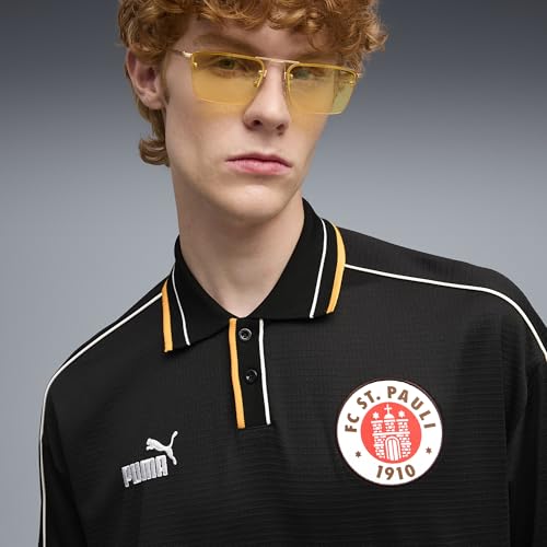 Puma Men's FC St. Pauli Retro Jersey XX-Large Black & White