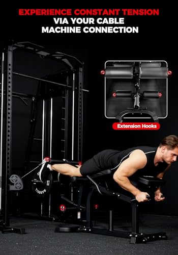 Mikolo Black LE00 Leg Extension & Curl Machine Adjustable Home Gym Equipment