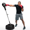 Pro Tech Tools Adjustable Freestanding Punching Bag with Stand - Boxing Speed Bag for Teens & Adults