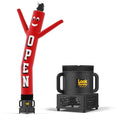 Inflatable Tube Man Set - 7ft Wacky Waving Inflatable Dancing Tube Guy with Weather-Resistant Blower - Open Red Variation