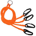 Orange Crab Trap Harness with Plastic Hooks for Fishing & Sailing - 1 Pack