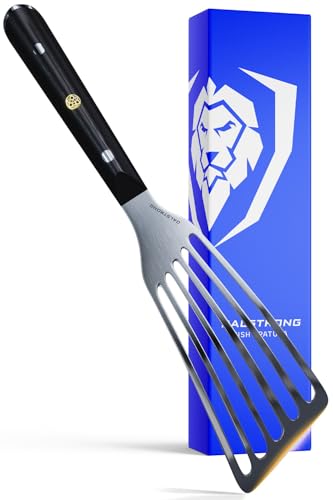7.5-Inch Fish Spatula - Slotted Stainless Steel Kitchen Tool