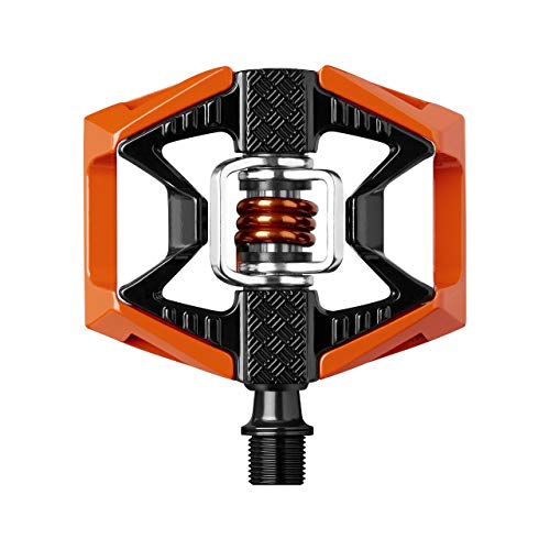 Crankbrothers Double Shot 2 MTB Hybrid Pedals Orange/Black - Durable, Versatile Bike Pedals