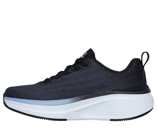 Skechers Women's Go Run Elevate 2.0 Sneaker - Black & Blue, Lightweight Running Shoes