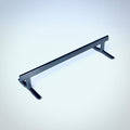 LEEFAI Pro Fingerboard Rail, Metal mini Finger Skateboard Rail for Your ramps and Park, 8.1 x 2.7 x 1.5 inches -The Best Obstacles for fingerboarding,Color (Chrome)