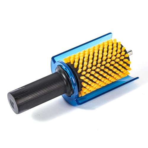 XCMAN Ski Roto Brush Kit with Nylon Horsehair Cork Brush 100mm - Ski Tuning Tools