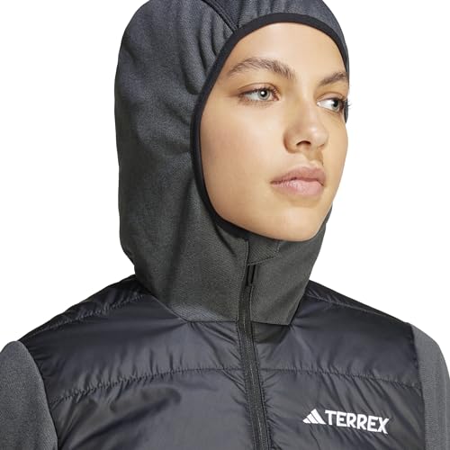 adidas Women's Terrex Multi Hybrid Insulated Hiking Jacket Large Black