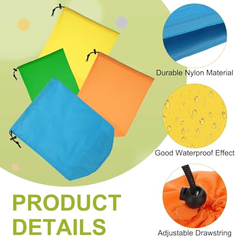Waterproof Nylon Stuff Sack 9x16 Inch Travel Dry Bag for Camping Hiking Green