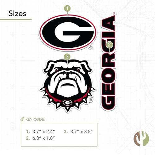 Georgia Bulldogs Vinyl Sticker Decal - College Sports Fan Collectible