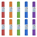 Assorted Bulk Yoga Mats - 10 Pack, 4mm Thick, Non-Slip, 68x24in