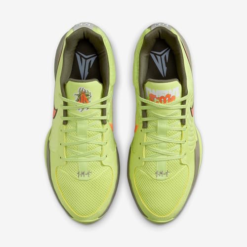 Nike Ja 2 Basketball Shoes Size 13 - Light Lemon & Cargo Khaki, Men's Athletic Sneakers