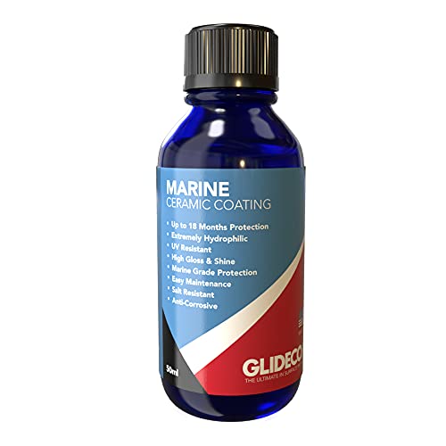 Marine Ceramic Coating 1.69 Fl Oz - UV Protection, Gloss & Hydrophobic Surface