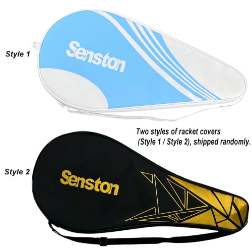 Senston 25 Inch Kids Tennis Racket with Cover - Pink, Junior Tennis Racket for Boys & Girls