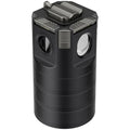 Black 8-in-1 Desktop Cigar Lighter Kit with Torch, Cutter, Punch & Ashtrays