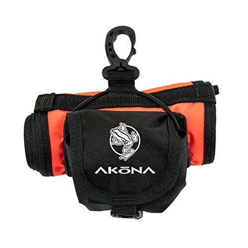 Surface Marker Buoy for Diving & Snorkeling - 20M/65FT Spool, Bright Orange