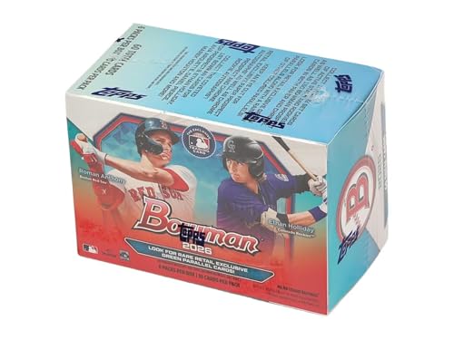 2026 Bowman Baseball Trading Card Box - Retail Exclusive Parallels & Autographs