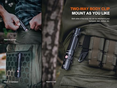 Fenix PD36R V2.0 1700 Lumen USB-C Rechargeable Tactical Flashlight