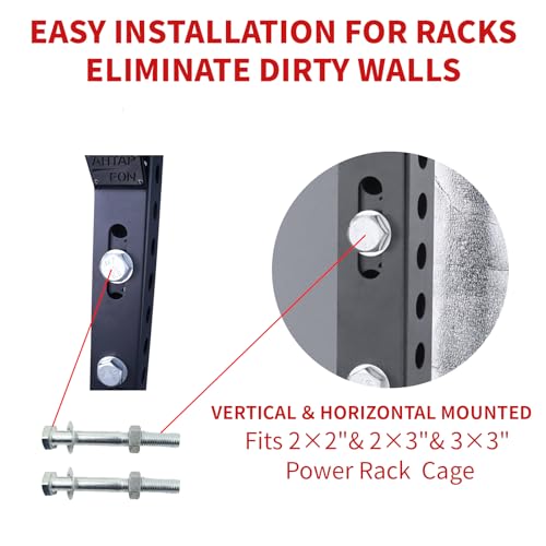 AHTAPFON Wall Ball Target for Power Racks 5/8″-16mm Hole Extension Fits 2x2 & 2x3 Racks