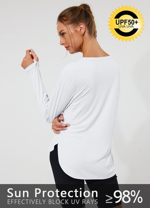 Skiennix Women's UV Protection Shirt - Long Sleeve Rash Guard with SPF 50+ | Quick Dry & Lightweight