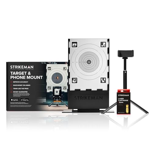Strikeman 9mm Dry-Fire Laser Training System for Pistol Practice Kit