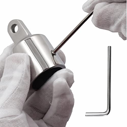 OUBULU 7/8 Inch Stainless Steel Bimini Top Hardware Kit - 12 PCS Boat Fittings Replacement