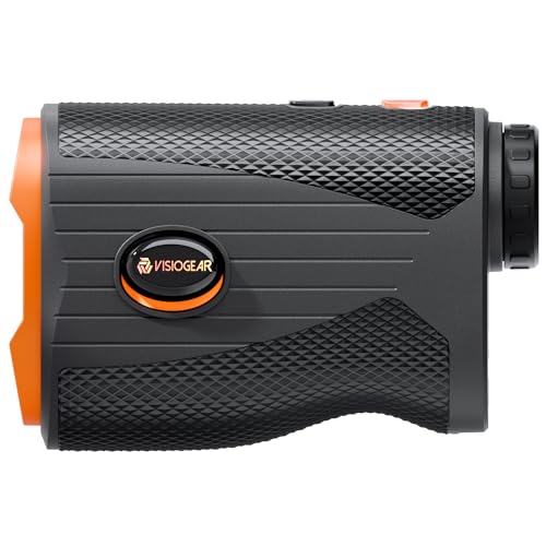 Golf Rangefinder with Slope & Flag Locking 1200 Yards - Black & Orange