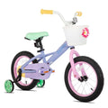 Kids Bicycle 12-18 Inch for Girls with Training Wheels - Purple, 16 Inch Variant