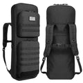 Black 34-Inch CVLIFE Soft Rifle Case Backpack with Pockets & Molle System