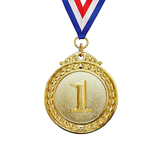 Gold Medal Award Set 5-Pack - Olympic Style Sports & Competition Medals