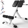 Adjustable Roman Chair for Back & Core Fitness - Silver