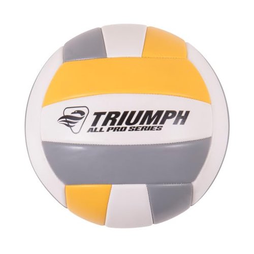 Triumph Competition Volleyball Set – Regulation 32' Net, Steel Poles, Official Volleyball with Pump, Boundary Lines, and Carry Bag – Outdoor Tournament-Style Game for Beach, Park, and Backyard