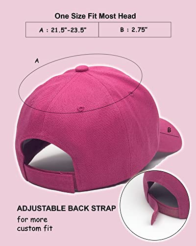 Structured Baseball Cap with Adjustable Closure - Performance Outdoor Hat