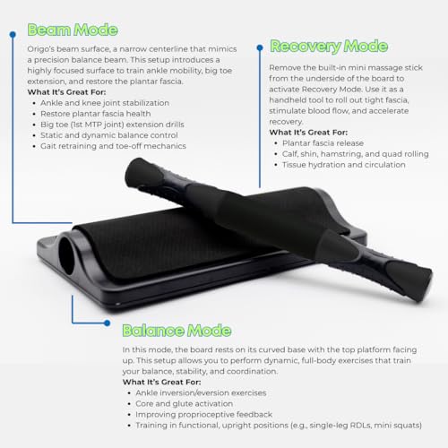 Spacer Mobility Origo Board Foot and Ankle Rehab Tool for Injury Recovery