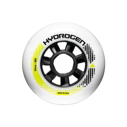 Hydrogen 84mm 85A Bicycle Wheels - 8 Pack Premium Performance Skateboard Wheels
