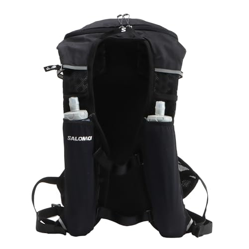 Black Salomon Unisex Agile 12 Hydration & Storage Vest with 2 500ml Flasks