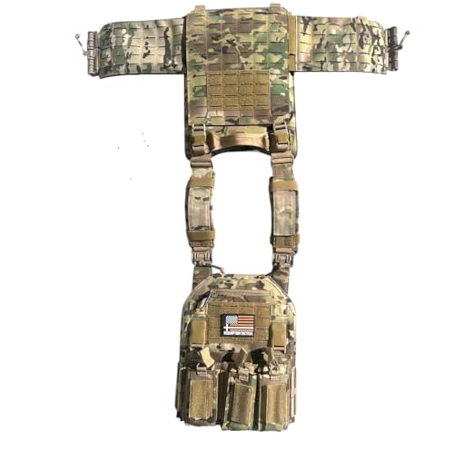 Redemption Crusader 2.0 Tactical Airsoft Vest OCP Camo One Size with Molle Webbing