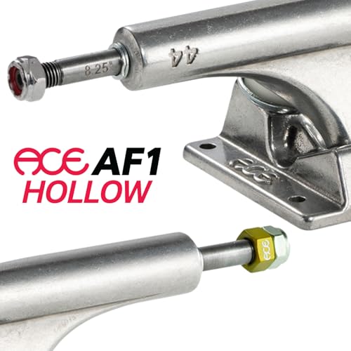 ACE AF1 Hollow Polished Skateboard Trucks 7.75 inch Low for Street & Park