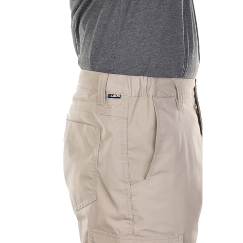 Men's Cargo Tactical Pants - LAPG Core Cargo Pants 48W x 38L Black Regular Fit