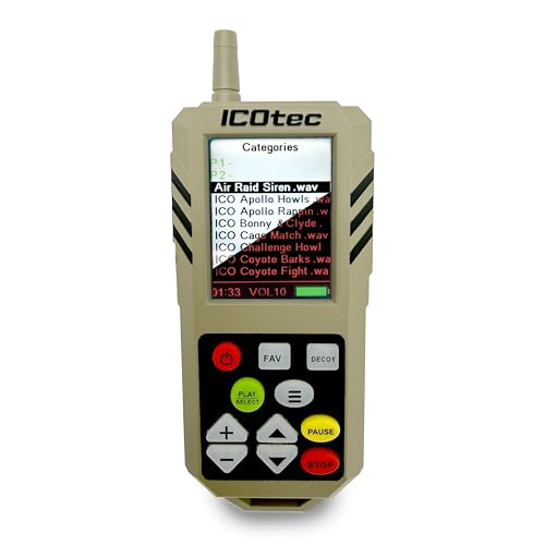 Electronic Hunting Call with 200 Sounds & 300-Yard Remote Range