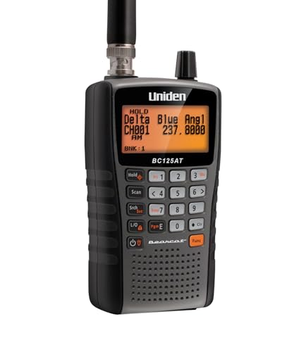 Uniden Handheld Scanner Computer/Portable - 500 Alpha-Tagged Channels, Close Call Technology, Analog Radio, Police Fire Marine Aviation