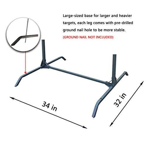 Heavy-Duty Adjustable Archery Target Stand for Bag and Foam Targets