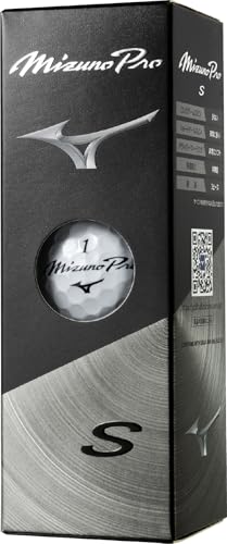 Mizuno PRO S Golf Balls White / 3 Dozen - High Performance, Fast Flight & Control