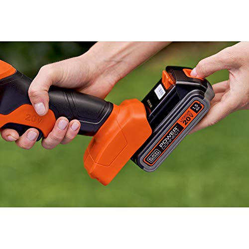 BLACK+DECKER 20V MAX Cordless Shear Shrubber Kit, Lightweight Hedge Trimmer
