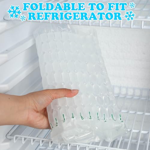 Reusable Ice Mat for Coolers Food Trays Platters - Clear, 4 Pack