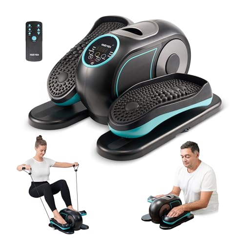 Under Desk Elliptical Exercise Machine for Seniors & Office Use - Quiet & Adjustable Resistance