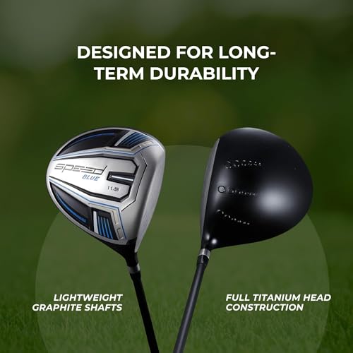 Golf Driver - Speed System Ultra-Lightweight Graphite Shaft 11.5° Loft - Blue Right Hand