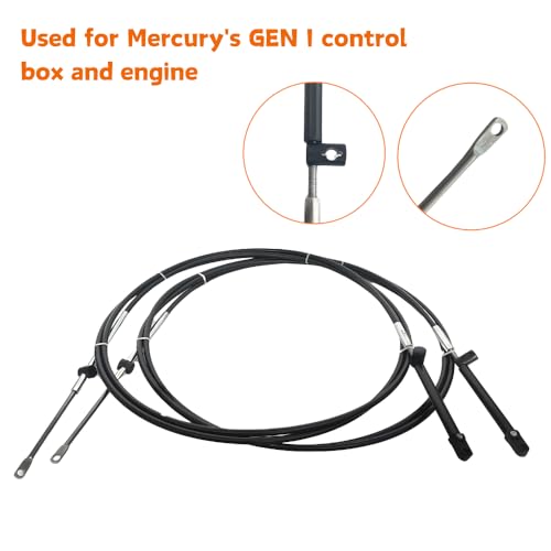 14FT Watercraft Throttle and Shift Control Cable Set for Mercury Outboard Engines
