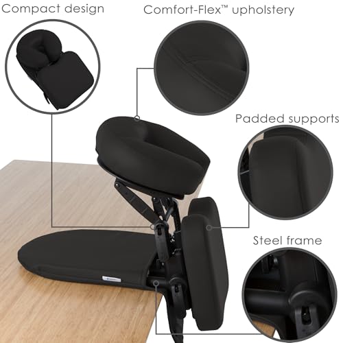 EarthLite Travelmate Massage Kit Black - Portable Face Down Tabletop Massage System
