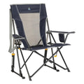 GCI Outdoor Comfort Pro Rocker Camping Chair - Indigo Blue, Foldable & Portable