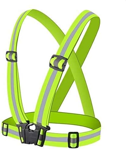 Skiennix Reflective Safety Vest - High Visibility Gear with Adjustable Straps for Running & Cycling